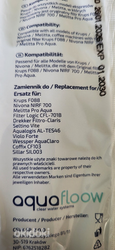 Kohvimasinate veefiltrid. Фильтры для воды для кофемашины.