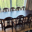 Великолепный раздвижной обеденный стол и 10 стульев (фото #3)