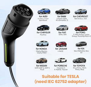 Elektriauto mobiilne 11KW laadija AWESAFE, Type 2, IP65 (7 foto / 7)