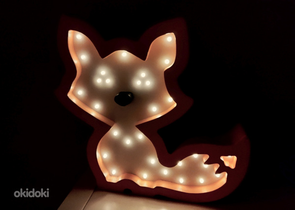 Ночник, детская ночная лампа лисенок (фото #3)