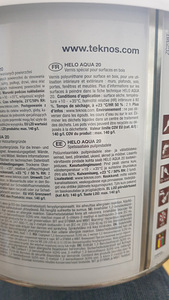 2×2,7L puidulakk Teknos Helo Aqua 20 poolmatt (2 foto / 2)