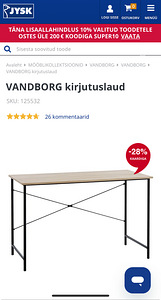 Kontor laud Jysk | Jysk office table (3 foto / 4)