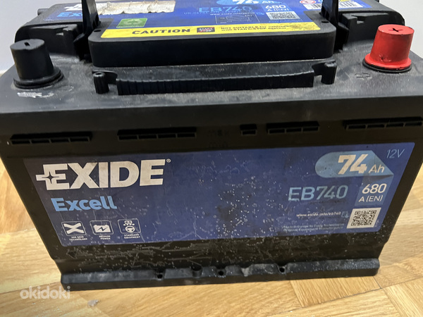 Продам Exide EB740 Excell 12V 74Ah (foto #1)