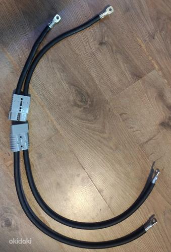Инверторные кабели, 50мм2, со штекером 175А (фото #1)