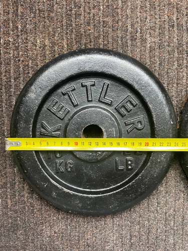 Диски KETTLER 2x 10kg (30мм)