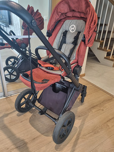 Heas korras Cybex Priam vankrikomplekt . Vihmakile, topsiho (2 foto / 5)