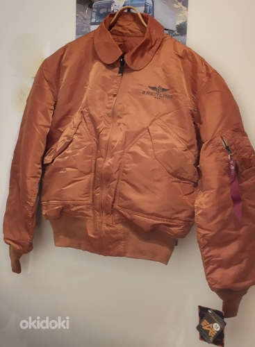 Vintage piloodi jope Breitling 1884 Alpha Flying Jacket