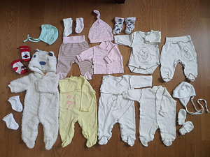 Комплект одежды для новорожденного(56) пакетом