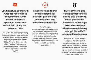 Kõrvaklapid JBL Synchros E50BT - punane/must (bt + juhtmega) (5 foto / 6)