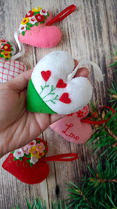 Valentine, käsitsi valmistatud süda (5 foto / 9)
