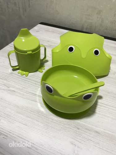 Детский набор посуды 4 предмета подарок (фото #1)