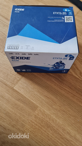 EXIDE AGM мотоциклетный и спортивный аккумулятор