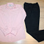 Roosa triiksärk ja viigipüksid 158 (foto #2)