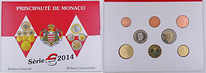 Набор монет Монако 2014 BU