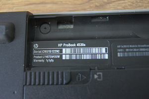 Sülearvuti HP Probook 4530s SRS Premium Sound 15,6´`39,6cm (10 foto / 10)