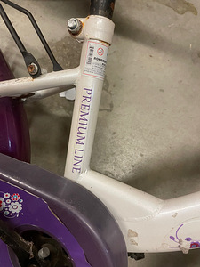 Laste jalgratas 16'' Princess Bike + abirattad (4 foto / 4)