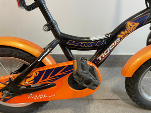 LASTE JALGRATAS SCHWINN TIGER 12'' + abirattad (3 foto / 5)