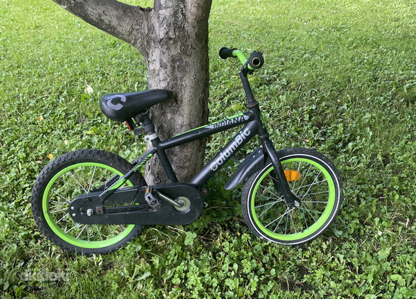 Детский велосипед COLUMBIC 16 + вспомогательные колеса (фото #1)