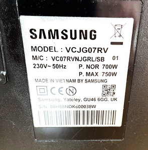 Пылесос Samsung (5 фото из 5)