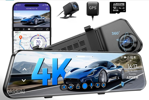WiFi peegelkaamera 4K