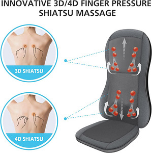 Massaaži selja istmekate 3d Shiatsu, istmepadi UUS! (2 foto / 5)