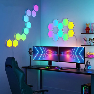 Kuusnurksed valgustid RGB-ga (1 foto / 2)