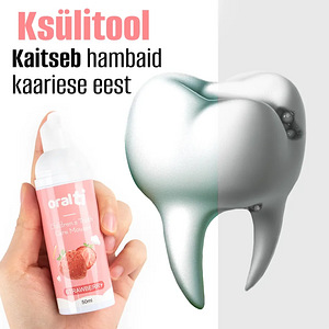 Laste maasikamaitseline vahutav hambapasta Oralti, 50 ml (5 foto / 10)