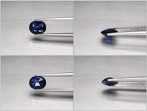 Safiir; loomulik; 1,22 ct; Tai; kerge küte; (1 foto / 3)
