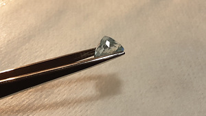 Аквамарин; натуральный; 2,54ct; небес.-голубой; Бразилия; (2 foto / 10)