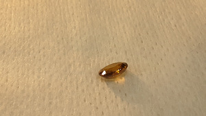 Sphene; looduslik;0,93ct; kollane roheline; Madagaskar; Si-1; (9 foto / 10)