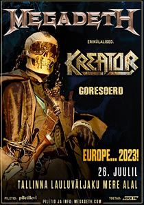 Megadeth pilet (1 foto / 1)