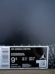 Air Jordan 3 Retro Fire Red (4 foto / 4)