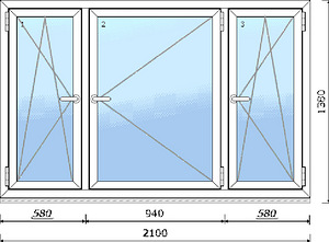 PVC aknad Poolast (2 foto / 3)