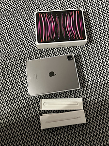 Apple Ipad pro 11' (2022) 128gb + Apple Pencil + kaitsekile (1 foto / 2)