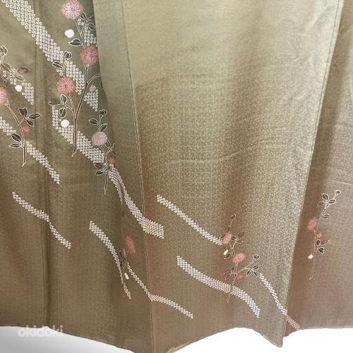 Винтажное шелковое кимоно (фото #5)
