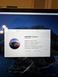Macbook pro 16" 2019 Core-i7 2.6GHz 16GB (2 foto / 10)