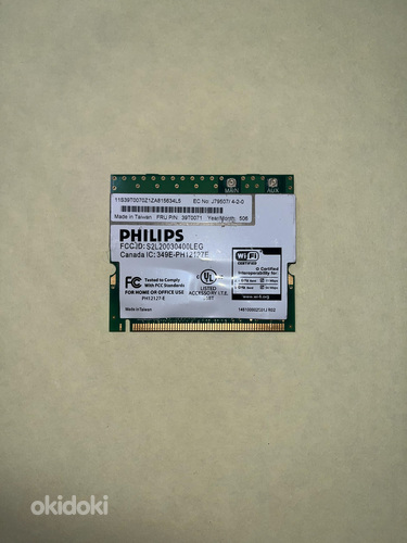 IBM Philips PH11107-E PH12127-E WLAN CARD (WIFI модуль) (фото #2)