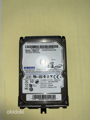 SAMSUNG HM251HI 250GB HDD (foto #1)