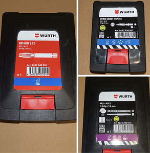 WÜRTH самые разнообразные наборы для нарезки резьбы WÜRTH (1 фото из 10)