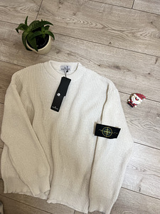 Stone Islandi valge kampsun (L, sobib pigem suurusele M) (1 foto / 4)