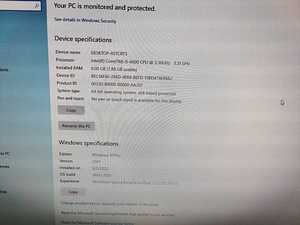 Lenovo ThinkCentre M800 I5, 8GB Ram, 240 SSD (3 foto / 3)