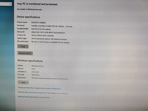 Väga korralik lauaarvuti ThinkCentre M720s I5, 8GB, 240SSD (3 foto / 3)