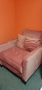 Кресло Velvet розовый
