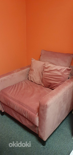 Кресло Velvet розовый (фото #1)