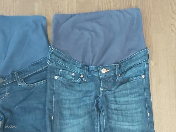 2 пары джинсов для беременных H&M, s34 (фото #3)