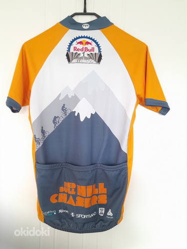 Мужская велосипедная рубашка Red Bull Hill Chasers, размер M (фото #2)