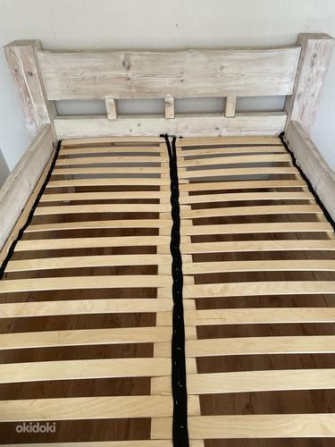 Массивная деревянная кровать 140x200 (фото #3)