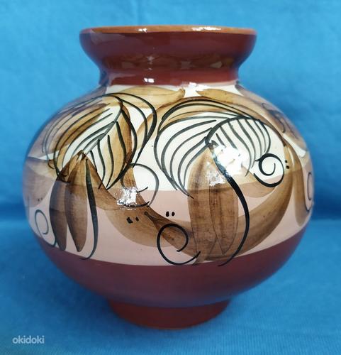 Старая неиспользованная красивая ваза (фото #2)