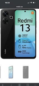 Redmi 13 mobiiltelefonid, 128 GB ROM (2 foto / 5)
