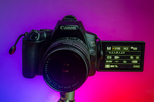 Canon EOS 250D + 18-55 IS II + SD 64Gb + boonused. Läbisõit 4.3K (8 foto / 9)